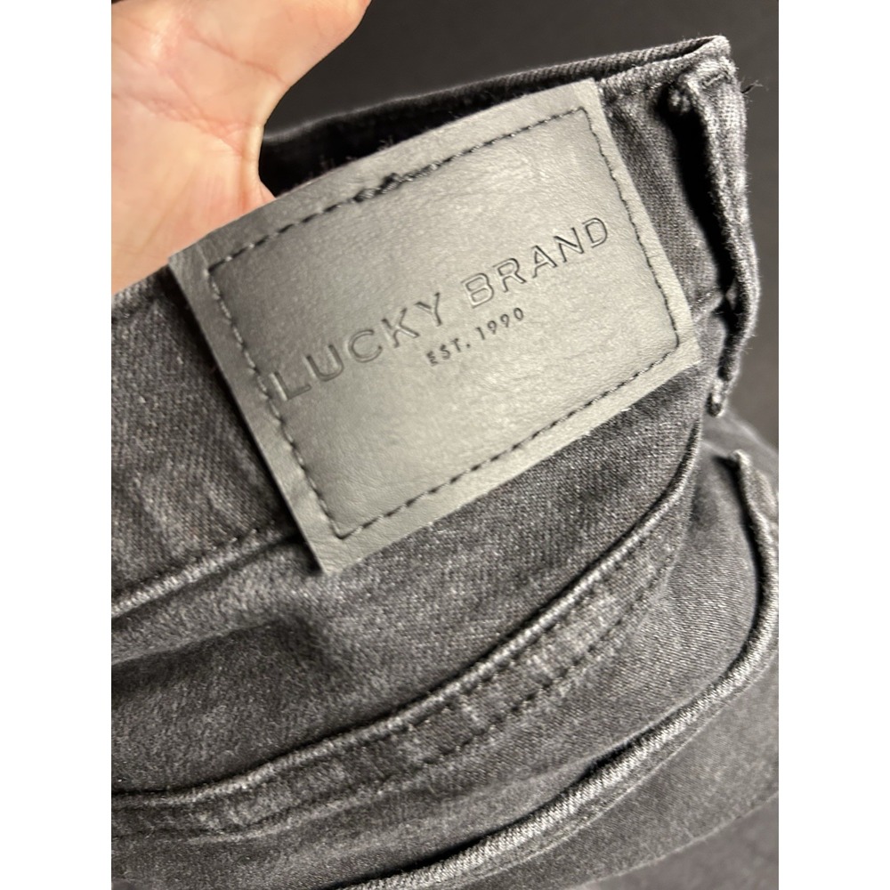 Lucky Brand Men's Vintage Straight Leg Denim Black Jeans 33x32